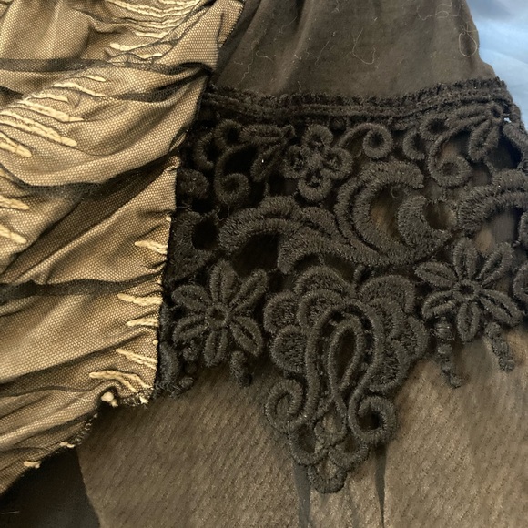 Elisa Cavaletti multi layer and multi fabric skirt. - Picture 3 of 10